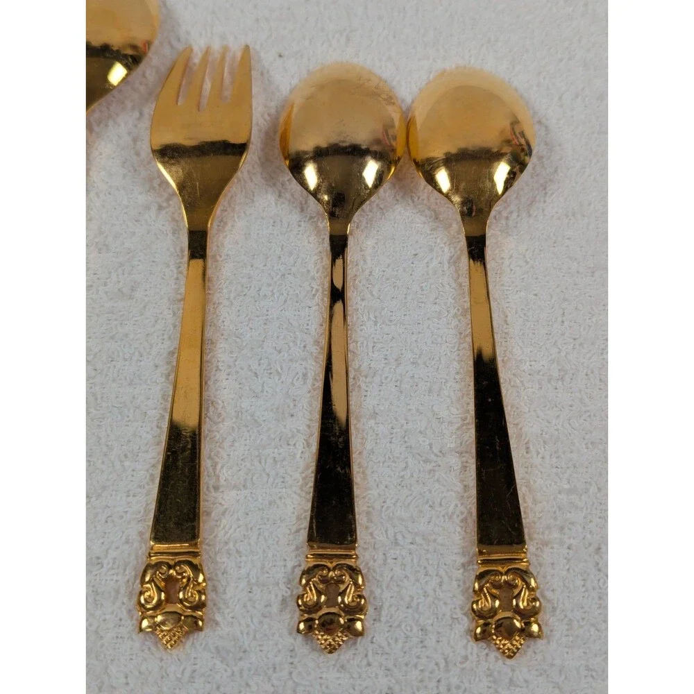 Stanley Roberts - Gold Valentine - Gold Electroplate - Rogers Co Flatware